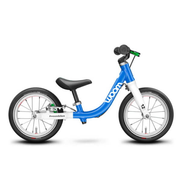 woom 1 balance bike blue