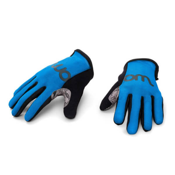 Blue woom kids' cycling gloves